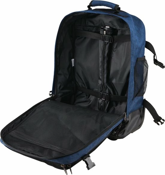 Nieuw π Cabin Max - CabinMax Rugzaktrolley - π Handbagage 30L - 45x36x20 Cm - Blauw π 9 Nieuw π Cabin Max - CabinMax Rugzaktrolley - π Handbagage 30L - 45x36x20 Cm - Blauw π - Afbeelding 7