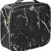 Aanbiedingen 🌟 YONO Beautycase Marmer Design - Make Up Koffer Dames – Makeup Organizer – Tas Voor Cosmetica – Reis Toilettas – Zwart 🎉