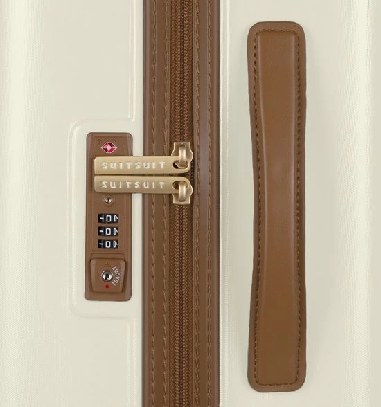 Hete verkoop 🔥 SUITSUIT - Fab Seventies - Antique White - Reiskoffer (66 Cm) 👏 6 Hete verkoop 🔥 SUITSUIT - Fab Seventies - Antique White - Reiskoffer (66 Cm) 👏 - Afbeelding 4