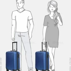 Flash-uitverkoop 🌟 Enrico Benetti Louisville 39040 👜 Handbagage Koffer 52 Cm - Blauw ❤️ -Reisbagage-Reisaccessoires Winkel 550x590 2