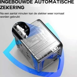Hete verkoop 🤩 TravelHawk Universele Wereldstekker Met 2x Fastcharge USB-C En 3 USB Poorten - Reisstekker - Internationale Reisstekker Voor 150+ Landen - Amerika (USA) - Engeland (UK) - Australië - Azië - Zuid Amerika - Afrika - Wereldstekkers - Zwart 🎁 -Reisbagage-Reisaccessoires Winkel 550x591 1
