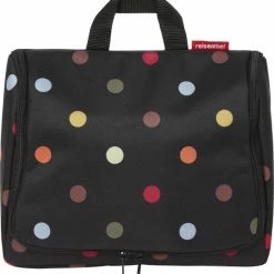 Flash-uitverkoop ✔️ Reisenthel Toiletbag XL Toilettas Ophangen - Maat XL - 4L - Dots Zwart 🤩 -Reisbagage-Reisaccessoires Winkel 550x591