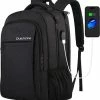 Kopen 😀 DutchOne Rugzak Met USB Oplaadpoort 30L Zwart Luxe Laptop Rugtas 15,6 Inch - Schooltas - Heren - Dames - Jongens - Meisjes - Waterafstotend - Rugzakken ⭐ -Reisbagage-Reisaccessoires Winkel 550x596