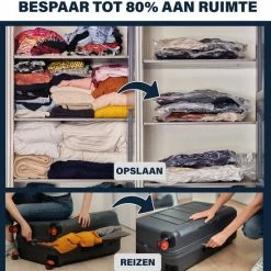 Beste deal 😍 Luvego Vacuümzakken Voor Kleding En Dekbedden - 20 Vacuüm Opbergzakken Inclusief Handpomp ⌛ -Reisbagage-Reisaccessoires Winkel 550x601 10