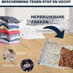Beste deal 😍 Luvego Vacuümzakken Voor Kleding En Dekbedden - 20 Vacuüm Opbergzakken Inclusief Handpomp ⌛ -Reisbagage-Reisaccessoires Winkel 550x601 13