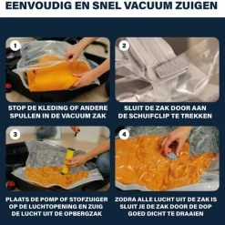 Groothandel 😀 Luvego Vacuümzakken Voor Kleding En Dekbedden - 13 Vacuüm Opbergzakken Inclusief Handpomp 🎉 -Reisbagage-Reisaccessoires Winkel 550x601 2