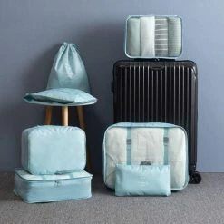 Goedkoopste 👏 QY Packing Cubes Set Koffer Of Tas Organizer Inpak Zakken - Lichtblauw Deluxe 💯 16 Goedkoopste 👏 QY Packing Cubes Set Koffer Of Tas Organizer Inpak Zakken - Lichtblauw Deluxe 💯 -Reisbagage-Reisaccessoires Winkel 550x605 2