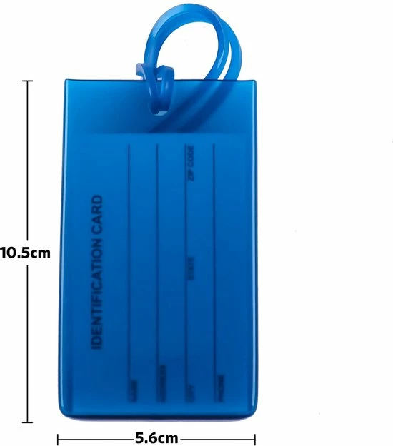 Groothandel π Traveltime - Siliconen Bagagelabel Voor Koffers En Bagage - Reislabel - - Adreslabels - Luggage Tag - 6 Stuks - 6 Willekeurige Kleuren π 5 Groothandel π Traveltime - Siliconen Bagagelabel Voor Koffers En Bagage - Reislabel - - Adreslabels - Luggage Tag - 6 Stuks - 6 Willekeurige Kleuren π - Afbeelding 3