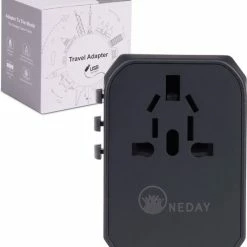 Promo ⭐ OneDay Wereldstekker - Reisstekker - Universele Stekker - Wereldstekkers - Usb - C - Stekker - Adapter - Reisaccessoires 👍
