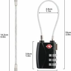 Goedkoopste 🎉 Merkloos TSA Kofferslot 3 Cijferig - Reisslot – Reis Cijferslot – Cijferhangslot - Hangslot - Hangslotje - Bagageslotjes – Slot Voor Bagage – USA Slotjes-Kluisslotje - Zwart - 2 Stuks 🛒 12 Goedkoopste 🎉 Merkloos TSA Kofferslot 3 Cijferig - Reisslot – Reis Cijferslot – Cijferhangslot - Hangslot - Hangslotje - Bagageslotjes – Slot Voor Bagage – USA Slotjes-Kluisslotje - Zwart - 2 Stuks 🛒 -Reisbagage-Reisaccessoires Winkel 550x626