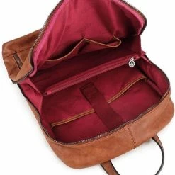 Korting 🛒 Wimona Marina 5017 Laptop Rugtas - 15,6 Inch - Cognac ❤️ -Reisbagage-Reisaccessoires Winkel 550x632 1