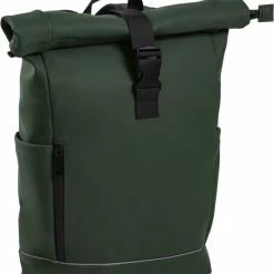 Beste deal ✨ Daniel Ray Highlands Rolltop Laptop Rugzak Waterproof - 15,6 Inch - Groen 🌟