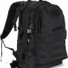 Coupon ❤️ Merkloos 🎒 Backpack - Militair Tactisch - Tactical 🎒 Backpack - Zwart - Wandelrugzak - Rugtas - Rugzak - 55 Liter 👏 -Reisbagage-Reisaccessoires Winkel 550x639 2