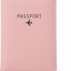 Beste Pirce 😍 Whoopdeals Paspoort Cover Roze & Pasjeshouder - Premium Quality! Paspoorthoes Paspoorthouder Paspoort Hoesje Mapje 🔔