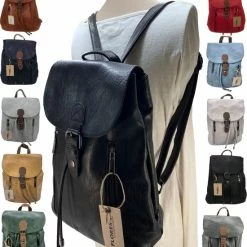 Nieuw 🔥 Flores Lederwaren Soepele Zwarte Leren Rugzak ✨ -Reisbagage-Reisaccessoires Winkel 550x651 7