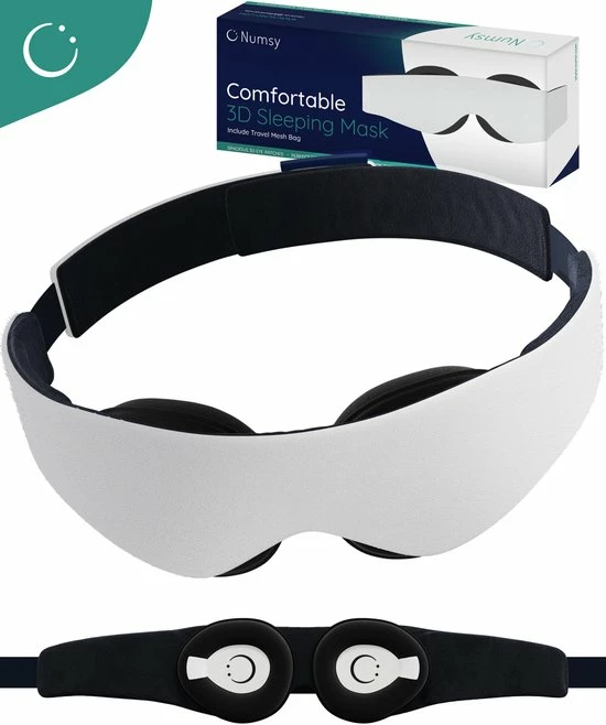 Korting β Numsy Luxe 3D Slaapmasker Unisex - Oogmasker Slaap - 100% Verduisterend π 3 Korting β Numsy Luxe 3D Slaapmasker Unisex - Oogmasker Slaap - 100% Verduisterend π