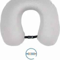 Coupon 🌟 Komfortec Nekkussen (reizen) - Reiskussen - Traagschuim Nekkussen Voor Vliegtuig, Auto, Bus, Trein En Camping - U-vormig - Lichtgrijs 💯 -Reisbagage-Reisaccessoires Winkel 550x661 5
