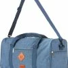 Promo 🥰 TravelZ Hipster Reistas | 36 Liter Compacte Weekendtas | 53 X 28 X 24cm | 👖 Jeans Blauw 😍