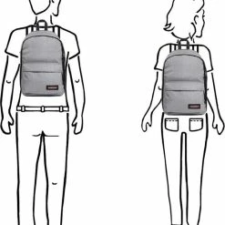 Gloednieuw ✔️ Eastpak - Back To Work - Rugzak - 27 Liter - 15 Inch Laptopvak - Sunday Grey ❤️ -Reisbagage-Reisaccessoires Winkel 550x673 2