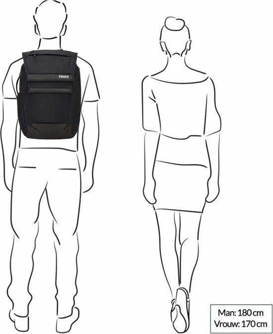 Flash-uitverkoop ๐ Thule Paramount ๐ Backpack 27L - Laptop Rugzak 15.6 Inch - Zwart โญ 5 Flash-uitverkoop ๐ Thule Paramount ๐ Backpack 27L - Laptop Rugzak 15.6 Inch - Zwart โญ - Afbeelding 3