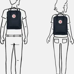 Aanbiedingen 😍 Fjallraven Fjällräven Kånken Unisex Rugzak - Navy 💯 -Reisbagage-Reisaccessoires Winkel 550x674 4
