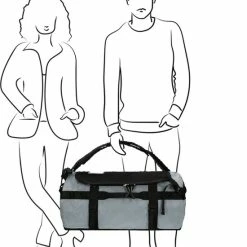 Aanbiedingen 👏 The North Face Gilman Duffel Reistas 71 Liter - Black/Mid Grey/Yellow 🔥 -Reisbagage-Reisaccessoires Winkel 550x676 3