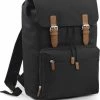 Groothandel 😀 Bagbase Vintage Laptop Rugzak 18 Liter - Zwart-Bruin 😀 -Reisbagage-Reisaccessoires Winkel 550x679