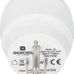 Kopen 🔔 Skross - Wereldstekker - Europa Naar VS - Input Voltage 100V - 250V 👏 -Reisbagage-Reisaccessoires Winkel 550x686 3
