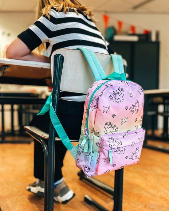 Beste deal ⭐ Milky Kiss Rainbows & Unicorns - Rugzak - Schooltas Meisje - Multi - Unicorn ✨ 8 Beste deal ⭐ Milky Kiss Rainbows & Unicorns - Rugzak - Schooltas Meisje - Multi - Unicorn ✨ - Afbeelding 6