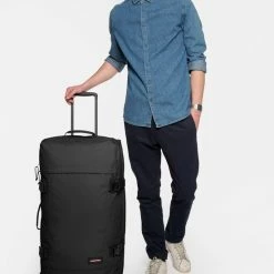 Beste deal 😍 Eastpak Tranverz L Reiskoffer 79 Cm - Zwart 💯 -Reisbagage-Reisaccessoires Winkel 550x689 3