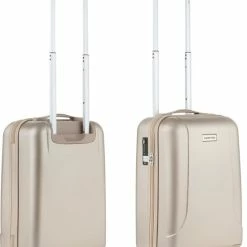 Goedkoop 🎉 CarryOn Skyhopper 👜 Handbagage Koffer 55cm – TSA Trolley - Champagne ⭐ -Reisbagage-Reisaccessoires Winkel 550x696 3