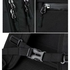 Begroting 💯 Omnistow - 👜 Handbagage Rugzak - 51x33x20cm - Cabin Approved 🎒 Backpack - Zwart - 45L 🎉 -Reisbagage-Reisaccessoires Winkel 550x697 9