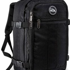Kopen 🔔 Cabin Max CabinMax Metz Reistas – 👜 Handbagage 20L – Rugzak – Schooltas - 40x25x20 Cm – Compact 🎒 Backpack – Lichtgewicht – Zwart 🤩