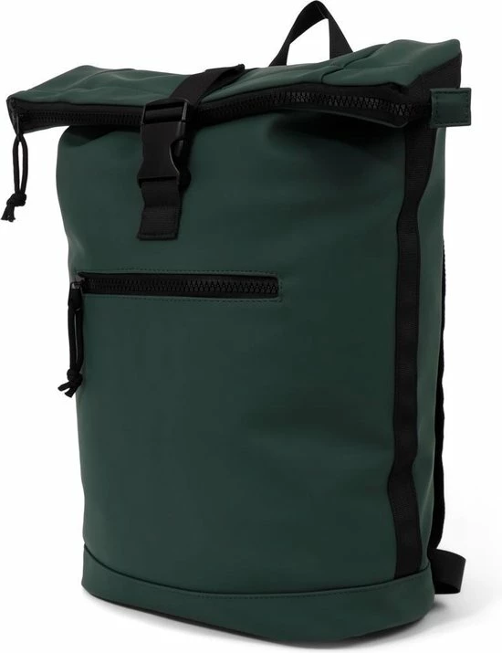 Uitgang π Norlander Dull PU Waterdichte Rugzak 40L - Roltop Rugzak - Fietsrugzak - Groen π 6 Uitgang π Norlander Dull PU Waterdichte Rugzak 40L - Roltop Rugzak - Fietsrugzak - Groen π - Afbeelding 4