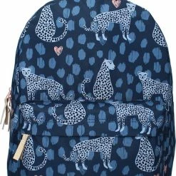 Beste Pirce 🌟 Milky Kiss Clever 👧 Girls - Rugzak - Schooltas Meisje - Blauw - Panter 🎉