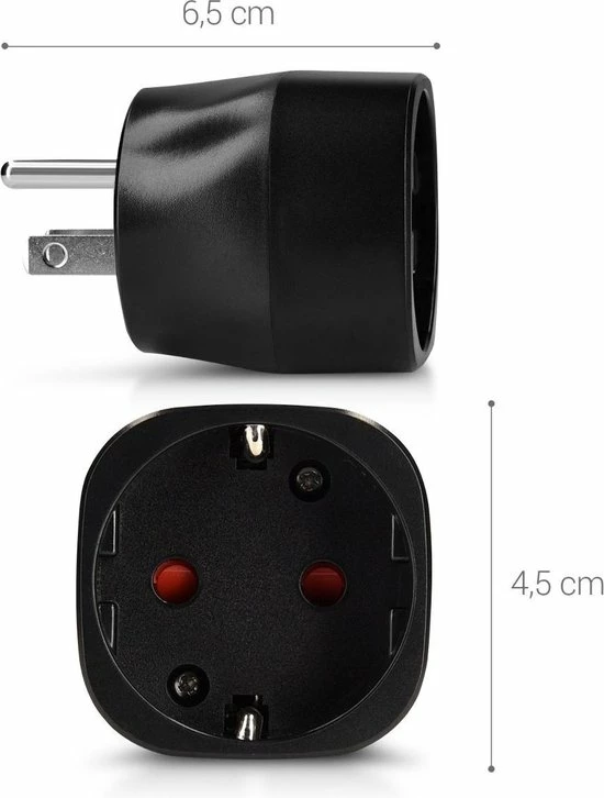Top 10 ๐งจ Kwmobile 2x Reisstekker Type A - Ideaal Voor Reizen In Amerika, Canada, Japan En Saoedi Arabië - Voor Stekkers Met Type C (Eurostekker) En F (Schuko) โ 4 Top 10 ๐งจ Kwmobile 2x Reisstekker Type A - Ideaal Voor Reizen In Amerika, Canada, Japan En Saoedi Arabië - Voor Stekkers Met Type C (Eurostekker) En F (Schuko) โ - Afbeelding 2