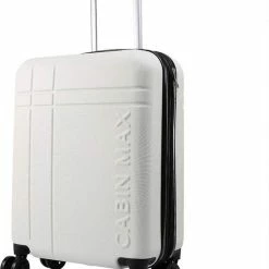 Top 10 🎉 Cabin Max CabinMax Velocity 👜 Handbagage Koffer - Uitbreidbaar Trolley 44L - Harde Reiskoffer - 55x40x20/25 Cm - Lichtgewicht - Groot Capaciteit - Wit 🛒