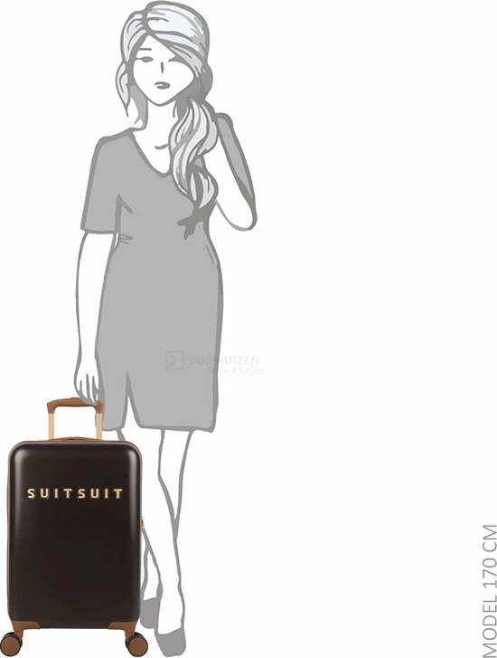 Groothandel π SUITSUIT - Fab Seventies Classic - Espresso Black - π Handbagage (55 Cm) π 16 Groothandel π SUITSUIT - Fab Seventies Classic - Espresso Black - π Handbagage (55 Cm) π - Afbeelding 14