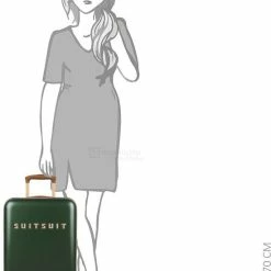 Korting 🔥 SUITSUIT - Fab Seventies Classic - Beetle Green - 👜 Handbagage (55 Cm) 🥰 -Reisbagage-Reisaccessoires Winkel 550x731 1