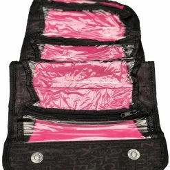 Begroting ⌛ Merkloos Roll N Go Make-up Tas – Zwart / Roze 🎉 -Reisbagage-Reisaccessoires Winkel 550x733 26