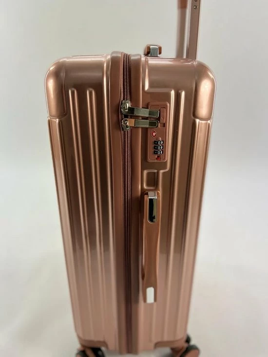 Korting π€© AATravel XL Reiskoffer - Trolley ABS - Met Dubbele Wielen - 73 Cm - 100 Liter - Roze π― 5 Korting π€© AATravel XL Reiskoffer - Trolley ABS - Met Dubbele Wielen - 73 Cm - 100 Liter - Roze π― - Afbeelding 3