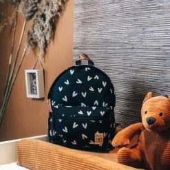 Promo 🎉 Kidzroom Lucky Me Rugzak - 6 T/m 12 Jaar - Zwart - Hartjes 🔥 -Reisbagage-Reisaccessoires Winkel 550x733 33