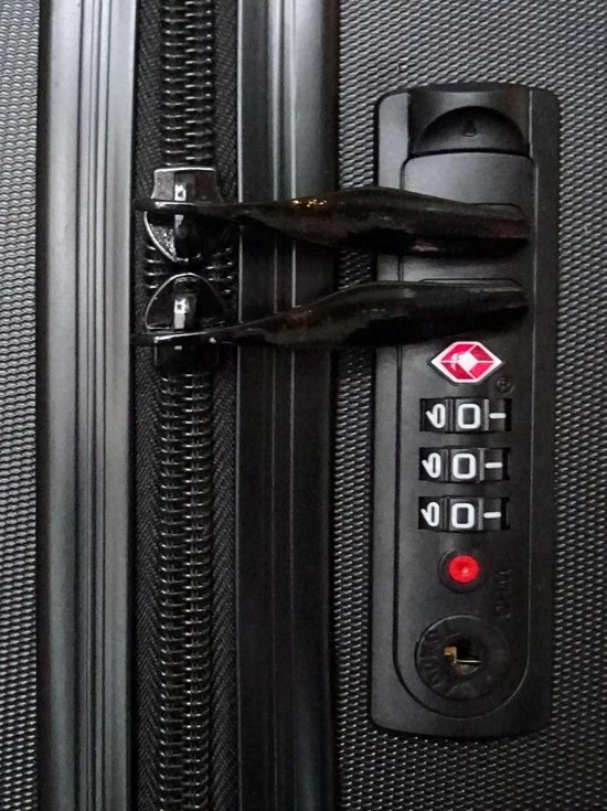 Beste Verkoop π Globeless π Handbagage Koffer - TSA Slot - 55x35x20cm - IATA Standaard Trolley - Zwart π 5 Beste Verkoop π Globeless π Handbagage Koffer - TSA Slot - 55x35x20cm - IATA Standaard Trolley - Zwart π - Afbeelding 3