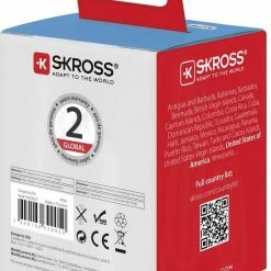 Kopen 🔔 Skross - Wereldstekker - Europa Naar VS - Input Voltage 100V - 250V 👏 -Reisbagage-Reisaccessoires Winkel 550x736 4