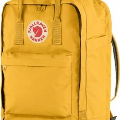 Uitgang 🌟 Fjallraven Fjällräven Kånken Laptop 17" Unisex Rugzak - Ochre ⭐ -Reisbagage-Reisaccessoires Winkel 550x738 1