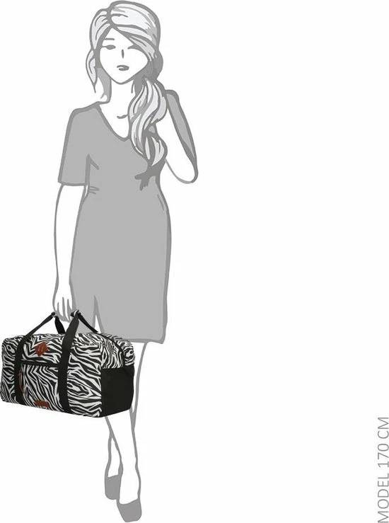 Promo ๐ Enrico Benetti Londen 46148 Reistas/sporttas - Zebra Print ๐ฅ 4 Promo ๐ Enrico Benetti Londen 46148 Reistas/sporttas - Zebra Print ๐ฅ - Afbeelding 2