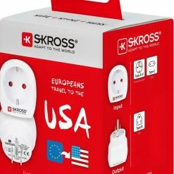 Kopen 🔔 Skross - Wereldstekker - Europa Naar VS - Input Voltage 100V - 250V 👏 -Reisbagage-Reisaccessoires Winkel 550x748 2