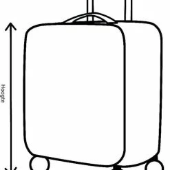 Hete verkoop 🌟 Decent Tranporto-One Reiskoffer 66 Cm - Zalmroze 😉 -Reisbagage-Reisaccessoires Winkel 550x749 4