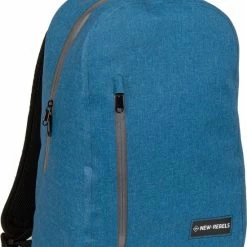 Beste Verkoop 🛒 New Rebels® Vepo - Rugtas - Blauw - Waterbestendig - 14 - 25L - 33x15x49cm - Rugzak / 🎒 Backpack 🥰