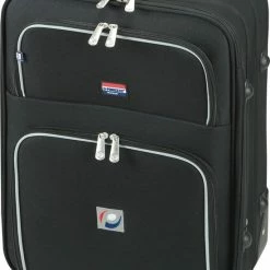 Gloednieuw 👍 Princess Traveller Barcelona - 👜 Handbagagekoffer - Zwart Met Dutch Design - S - 55cm 👏